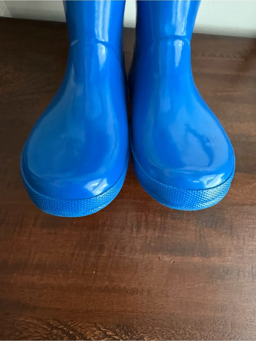 Hunter Kids Royal Blue Glossy First Classic Rain boot US 13